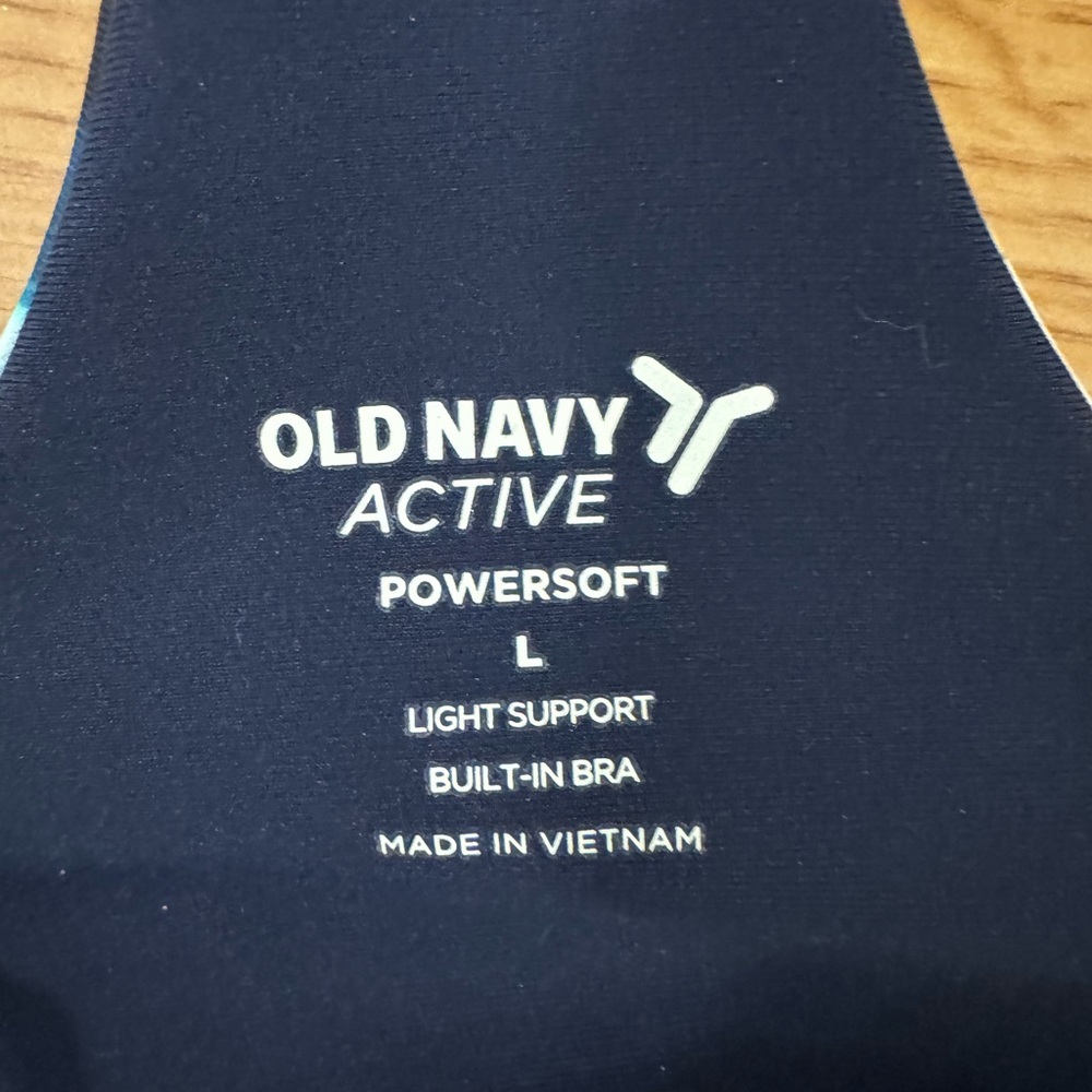 HOST PICK 🥳🎉 Old Navy Large PowerSoft Light Support Bra Galaxy or Geode Design - Picture 4 of 4
